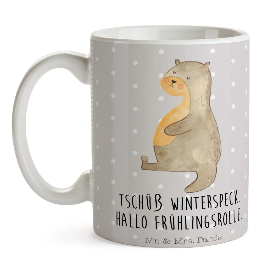 Mug otter Belly Tasse mit Motiven, Geschenktasse, Tasse, Porzellantasse, Tasse mit Zitaten, Keramiktasse, Bürotasse, Teetasse, Kaffeetasse, Otter, Fischotter, Seeotter, Otter Seeotter See Otter