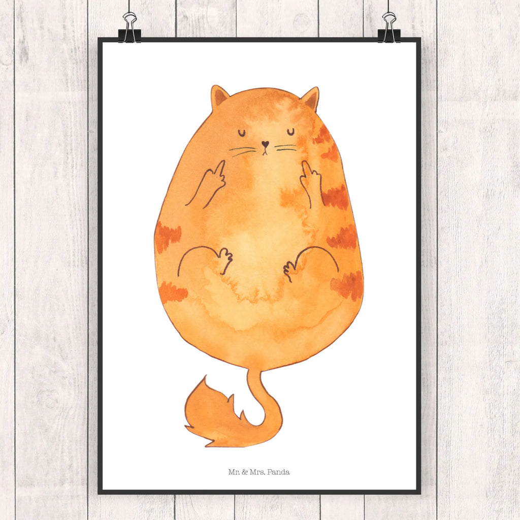 Plakat Kot ranny ptaszek Kunstdruck, Wanddeko, Bild, Wanddekoration, Poster, Mr. & Mrs. Panda Poster, Designposter, Kinderposter, Küchenposter, Handgemaltes Poster, Wanddeko Bild, Raumdekoration, Wandposter, Posterdruck, Katze, Katzenmotiv, Katzenfan, Katzendeko, Katzenfreund, Katzenliebhaber, Katzenprodukte, Katzenartikel, Katzenaccessoires, Katzensouvenirs, Katzenliebhaberprodukte, Katzenmotive, Der frühe Vogel kann mich mal, Katzen, Kater, Frühaufsteher, Kaffee, Morgenmuffel, Mietze