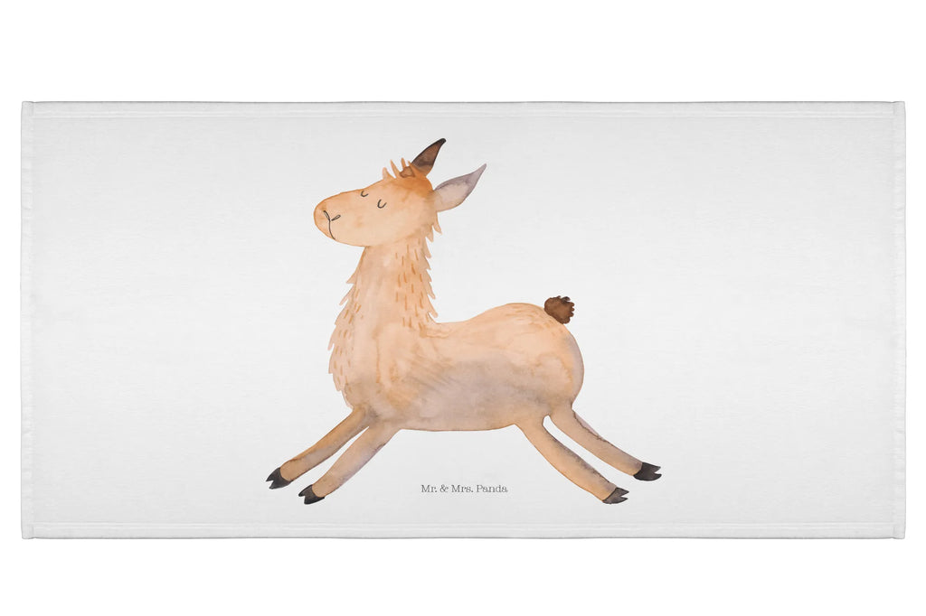 50 x 100 ręcznik lama Skakanie Lama, Alpaka