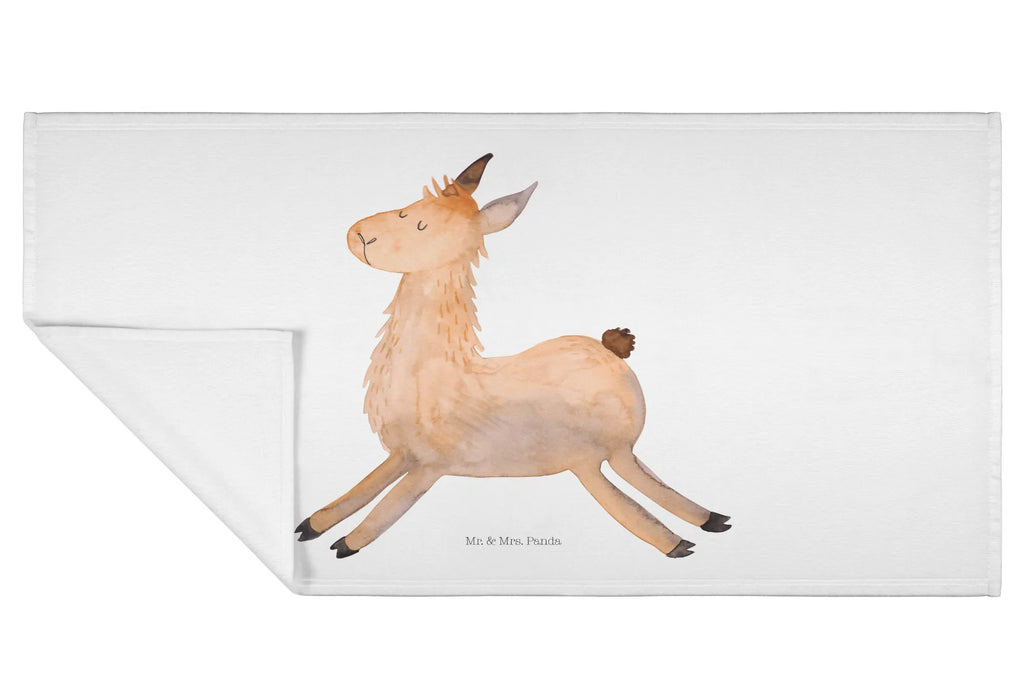 50 x 100 ręcznik lama Skakanie Lama, Alpaka