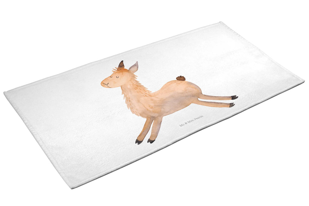 50 x 100 ręcznik lama Skakanie Lama, Alpaka