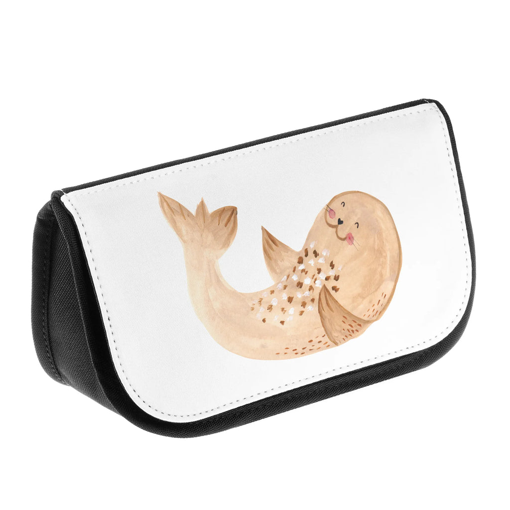 Kosmetiktasche Robbe Liegen Organizer Tasche, Beauty Bag, kosmetiktäschchen, zubehörtasche, kleines Täschchen, Beautybag, bad tasche, hygiene tasche, Make-Up Bag, kulturtäschchen, reise kosmetiktasche, Necessaire, Kosmetiktasche, Schminktasche, Kulturtasche, Kulturbeutel, kosmetik beutel, reiseschminktasche, Waschtasche, beauty tasche, toilettenbeutel, beauty case, Schminktäschchen, Waschbeutel, Reisenecessaires, Toilettentasche, Schminkbeutel, utensilientasche, Lustige Sprüche, Tiere, Tiermotive, Gute Laune, Ostsee, Robben, Seehund, Strand, Lachen, Robbe, Freude, Nordsee, Meerestier