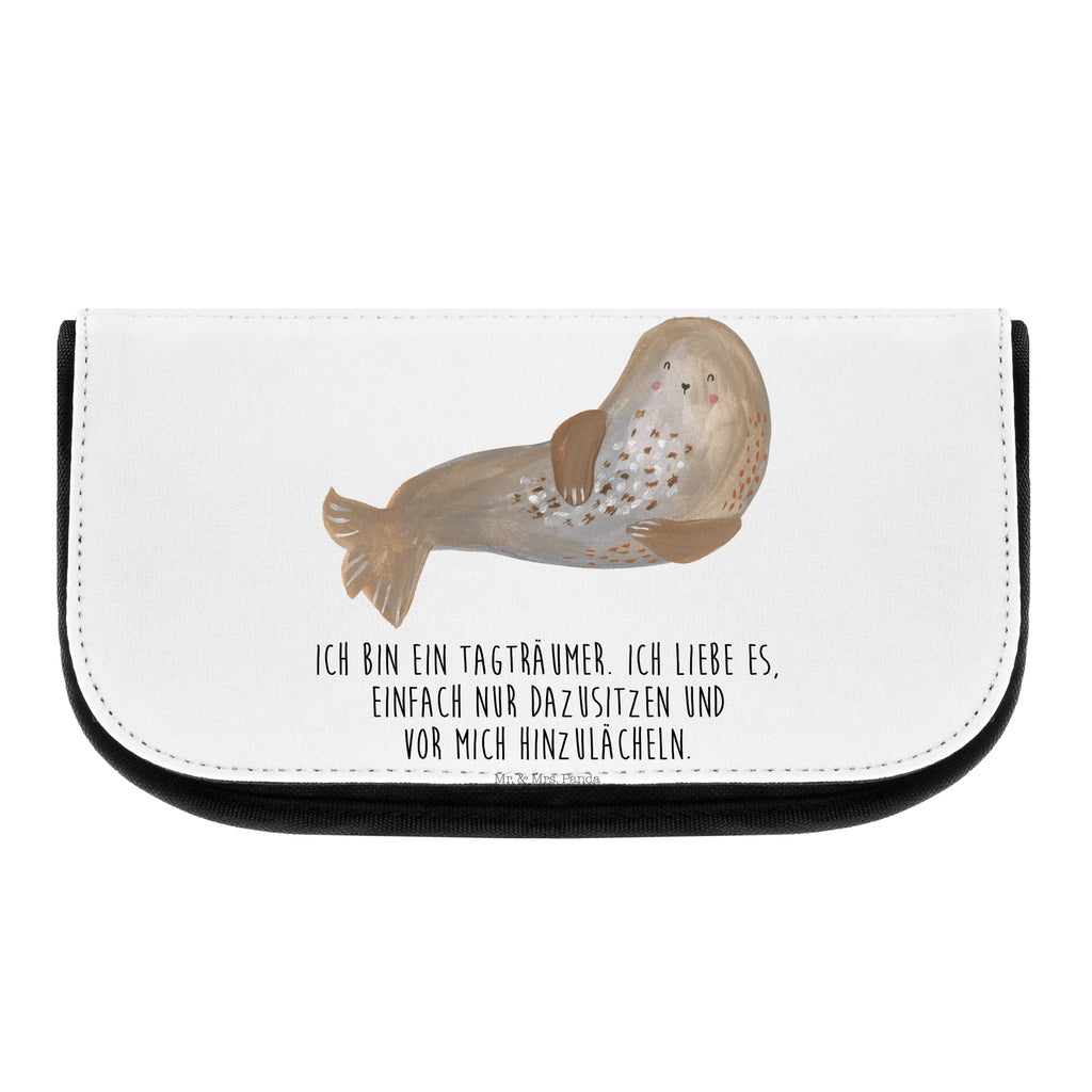 Kosmetiktasche Robbe Lachen Schminktasche, kleines Täschchen, Beautybag, Schminkbeutel, reise kosmetiktasche, Waschtasche, Beauty Bag, Reisenecessaires, Organizer Tasche, kosmetiktäschchen, beauty case, Waschbeutel, Toilettentasche, toilettenbeutel, utensilientasche, Kulturtasche, kosmetik beutel, Make-Up Bag, Necessaire, Schminktäschchen, reiseschminktasche, kulturtäschchen, Kosmetiktasche, bad tasche, hygiene tasche, Kulturbeutel, beauty tasche, zubehörtasche, Lustige Sprüche, Tiere, Tiermotive, Gute Laune, Robben, Meerestier, Robbe, Ostsee, Nordsee, Seehund, Strand