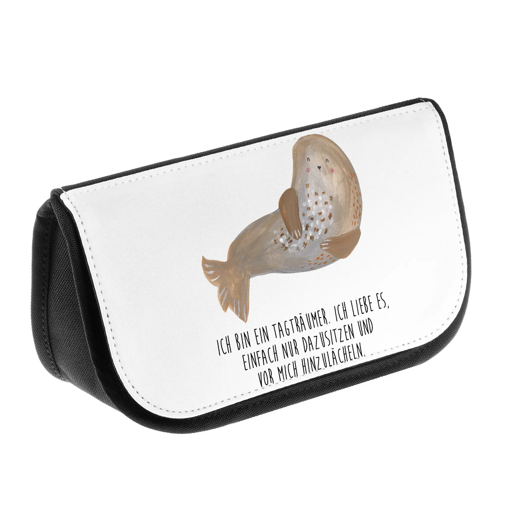 Kosmetiktasche Robbe Lachen Schminktasche, kleines Täschchen, Beautybag, Schminkbeutel, reise kosmetiktasche, Waschtasche, Beauty Bag, Reisenecessaires, Organizer Tasche, kosmetiktäschchen, beauty case, Waschbeutel, Toilettentasche, toilettenbeutel, utensilientasche, Kulturtasche, kosmetik beutel, Make-Up Bag, Necessaire, Schminktäschchen, reiseschminktasche, kulturtäschchen, Kosmetiktasche, bad tasche, hygiene tasche, Kulturbeutel, beauty tasche, zubehörtasche, Lustige Sprüche, Tiere, Tiermotive, Gute Laune, Robben, Meerestier, Robbe, Ostsee, Nordsee, Seehund, Strand