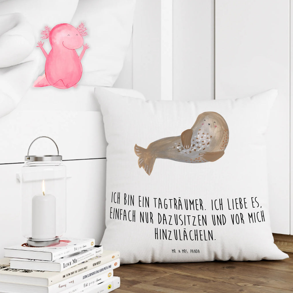 40x40 poduszka foka śmiech Motywy zwierzęce, dobra energia, zabawne powiedzonka, zwierzęta