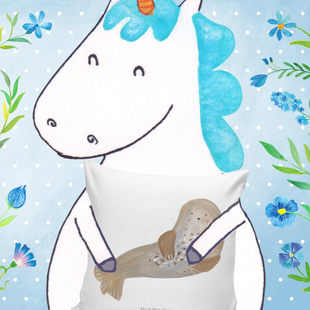 40x40 poduszka foka śmiech Motywy zwierzęce, dobra energia, zabawne powiedzonka, zwierzęta