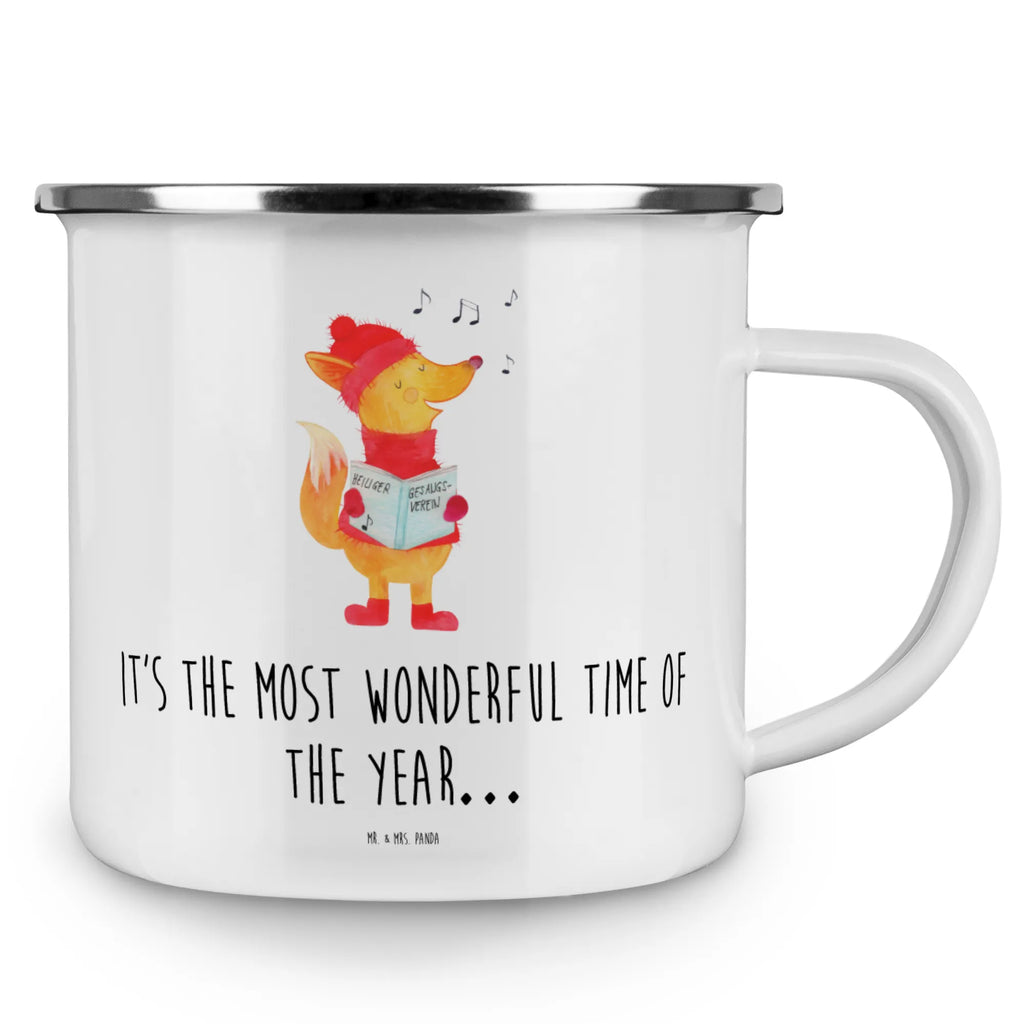 Camping Emaille Tasse Fuchs Sänger Becher, Metalltasse, blechbecher, wandertasse, Trinkbecher, Blechtasse, Campingtasse, becher emaille, Campingbecher, wanderbecher, Teebecher, reisetasse, Emaille Becher, Kaffeetasse, Emaille Tasse, Reisebecher, Teetasse, Emailletasse, emaillebecher, Tasse, Pott, Tasse Emaille, metallbecher, Kaffeebecher, Wintermotiv, Winter, Weihnachtsdeko, Weihnachten, Nikolaus, Advent, Heiligabend, Singen, Füchse, Geschenk Sänger, Sänger, Fuchs, Weihnachtslieder