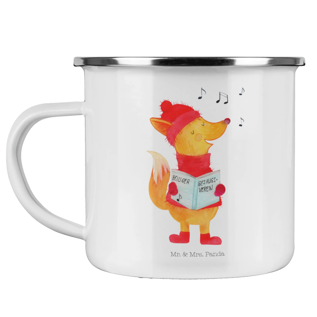 Camping Emaille Tasse Fuchs Sänger Becher, Metalltasse, blechbecher, wandertasse, Trinkbecher, Blechtasse, Campingtasse, becher emaille, Campingbecher, wanderbecher, Teebecher, reisetasse, Emaille Becher, Kaffeetasse, Emaille Tasse, Reisebecher, Teetasse, Emailletasse, emaillebecher, Tasse, Pott, Tasse Emaille, metallbecher, Kaffeebecher, Wintermotiv, Winter, Weihnachtsdeko, Weihnachten, Nikolaus, Advent, Heiligabend, Singen, Füchse, Geschenk Sänger, Sänger, Fuchs, Weihnachtslieder