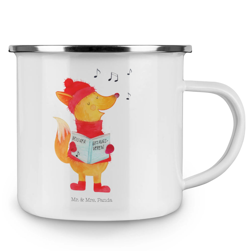 Camping Emaille Tasse Fuchs Sänger Becher, Metalltasse, blechbecher, wandertasse, Trinkbecher, Blechtasse, Campingtasse, becher emaille, Campingbecher, wanderbecher, Teebecher, reisetasse, Emaille Becher, Kaffeetasse, Emaille Tasse, Reisebecher, Teetasse, Emailletasse, emaillebecher, Tasse, Pott, Tasse Emaille, metallbecher, Kaffeebecher, Wintermotiv, Winter, Weihnachtsdeko, Weihnachten, Nikolaus, Advent, Heiligabend, Singen, Füchse, Geschenk Sänger, Sänger, Fuchs, Weihnachtslieder