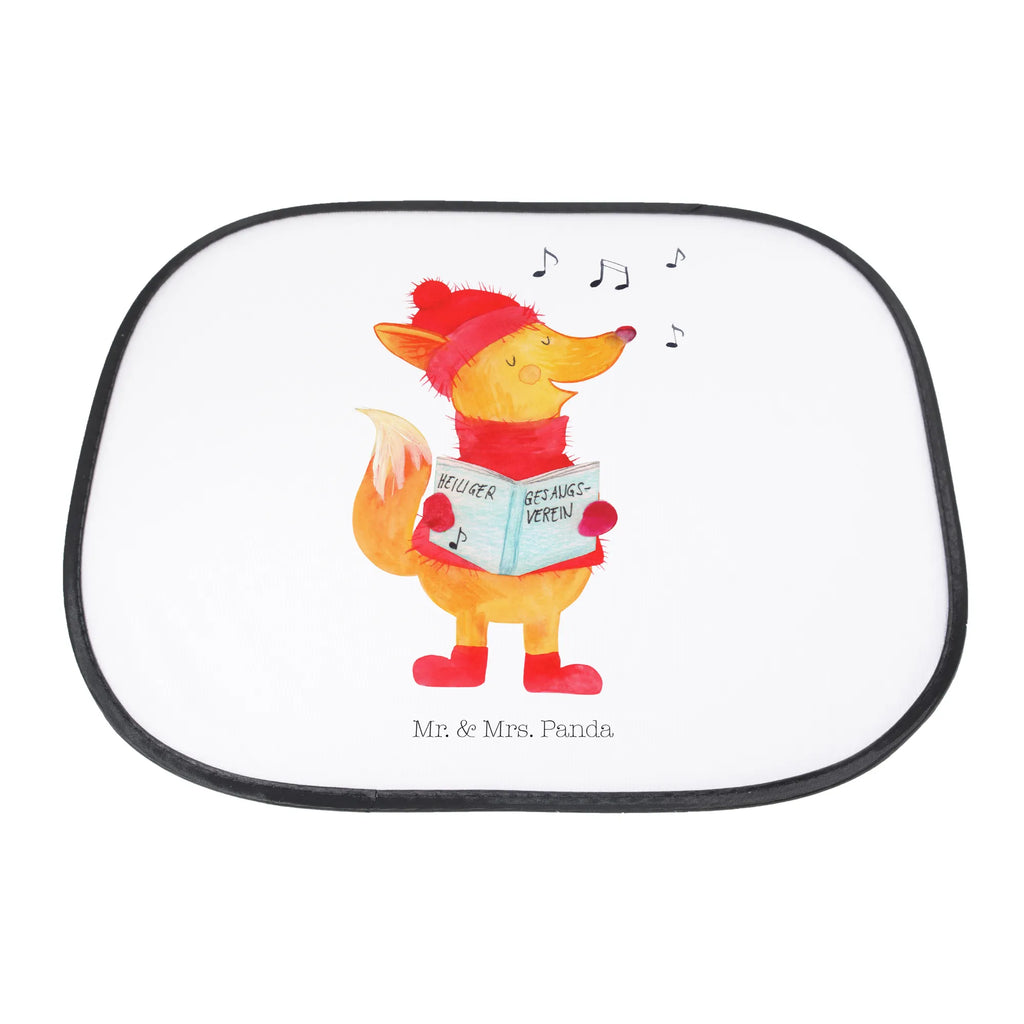 Car sun shade Fox Singer car, children, back seat, family, sun protection, windows, gift, sun visor, Winter, Christmas, Christmas time, snow