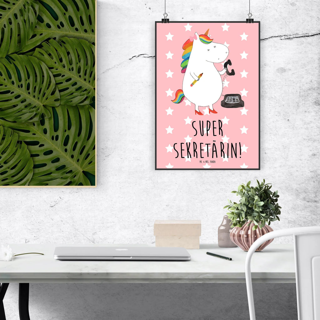 Plakat Jednorożec sekretarka wanddeko, typografie poster, Plakat, wanddruck, grafikposter, Wandschmuck, kunstdruck poster, Wanddeko Bild, Posterdruck, Deko Bild, Panda Poster, kunstposter, Designposter, Design Poster, Bild, Kunstdruck, Wandposter, Wandbild, Wanddekoration, Deko Poster, Poster, wandkunst, Mr. & Mrs. Panda Poster, drucke, Unicorn, Einhorn, Einhörner, Einhorn Deko, Steuerbüro, Bürohilfe, Steuerkanzlei, Bürokraft, Rechtsanwältin, Büro, Rechtsanwaltsgehilfin, Sekretärin