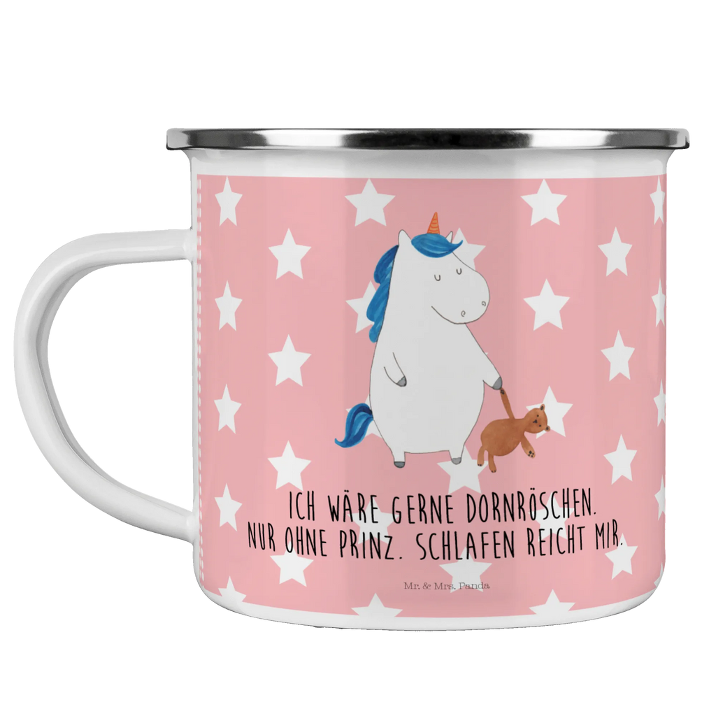 Enamel camping mug unicorn teddy outdoor cup, camping mug, camper mug, adventure mug, enamel camping cup, lightweight camping mug, tin coffee cup, enamel drinking mug, metal cup, campfire mug, backpacking mug, enamel mug, camp coffee mug, stainless steel drinking cup, bushcraft mug, camping metal cup, hiking mug, steel mug for camping, metal camping mug, travel mug, unicorn, unicorns, child gift, good night, Unicorn, girlfriend, child present, bed, single life, single, sweet, sleep, dreaming