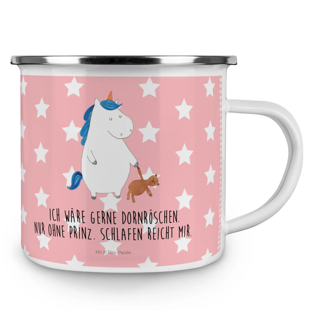 Enamel camping mug unicorn teddy outdoor cup, camping mug, camper mug, adventure mug, enamel camping cup, lightweight camping mug, tin coffee cup, enamel drinking mug, metal cup, campfire mug, backpacking mug, enamel mug, camp coffee mug, stainless steel drinking cup, bushcraft mug, camping metal cup, hiking mug, steel mug for camping, metal camping mug, travel mug, unicorn, unicorns, child gift, good night, Unicorn, girlfriend, child present, bed, single life, single, sweet, sleep, dreaming