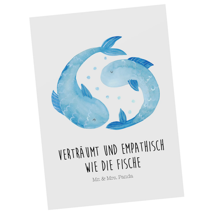 Postcard Star sign fish