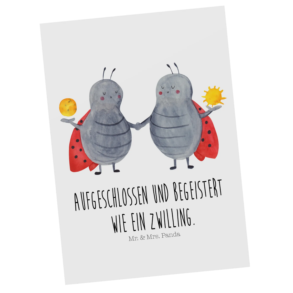 Postkarte Sternzeichen Zwilling Grußkarte, Fotokarte, spruchkarte, Postkarten, Motivkarte, Kunstkarten, Ansichtskarte, Designkarte, Postkarte, kunstkarte, Ansichtskarten, bildkarte, einzelkarte, Horoskop, Astrologie, Aszendent, Sternzeichen, Tierkreiszeichen, Zwillinge, Geschenk Mai, Zwillingsbruder, Zwillingsschwester, Glückskäfer, Geburtstag Mai, Zwilling Sternzeichen, Zwilling Geschenk, Geschenk Juni, Marienkäfer