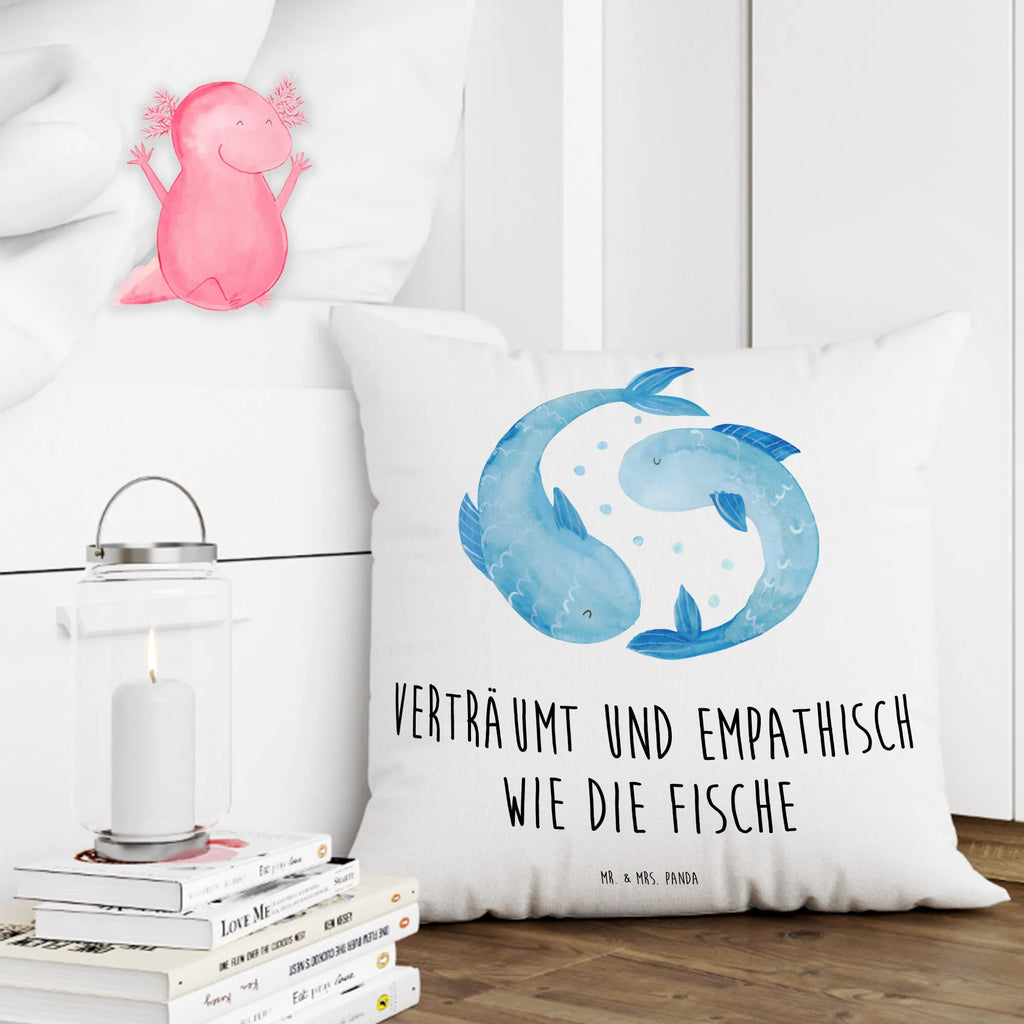 40x40 poduszka znak zodiaku Ryby Znak zodiaku, gwiazdozbiór, horoskop, astrologia, ascendent