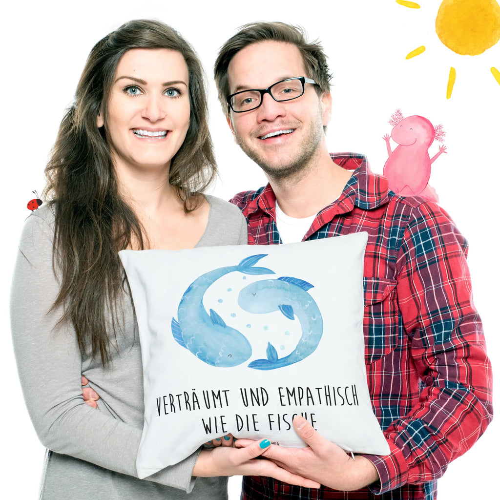 40x40 poduszka znak zodiaku Ryby Znak zodiaku, gwiazdozbiór, horoskop, astrologia, ascendent