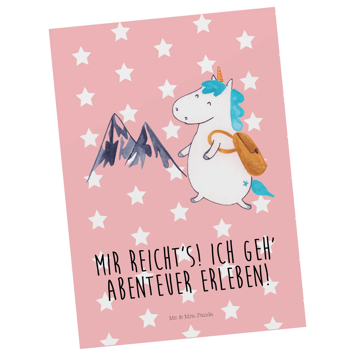 Postkarte Einhorn Bergsteiger Ansichtskarten, Designkarte, Fotokarte, bildkarte, spruchkarte, Grußkarte, Motivkarte, Ansichtskarte, Kunstkarten, kunstkarte, Postkarten, Postkarte, einzelkarte, Einhörner, Unicorn, Einhorn Deko, Einhorn, Abenteurer, Bergsteiger, Urlaub, Weltenbummler, Berge, Reisen, Abenteuer, Entdecker, Weltreise