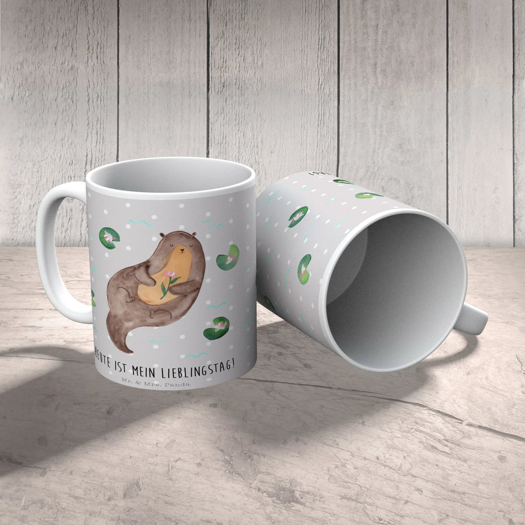 Mug otter Water Lily coffee mug, custom mug, office mug, personalized mug, mug with designs, porcelain mug, mug with quotes, mug, ceramic mug, latte mug, tea mug, gift mug, novelty mug, otter, marten, sea otter, European otter, water mammal, aquatic animal, baby otter, predator, water, otter gifts, animal lover, gift ideas for animal lovers, animal, mammal, water animal, gifts for people in love