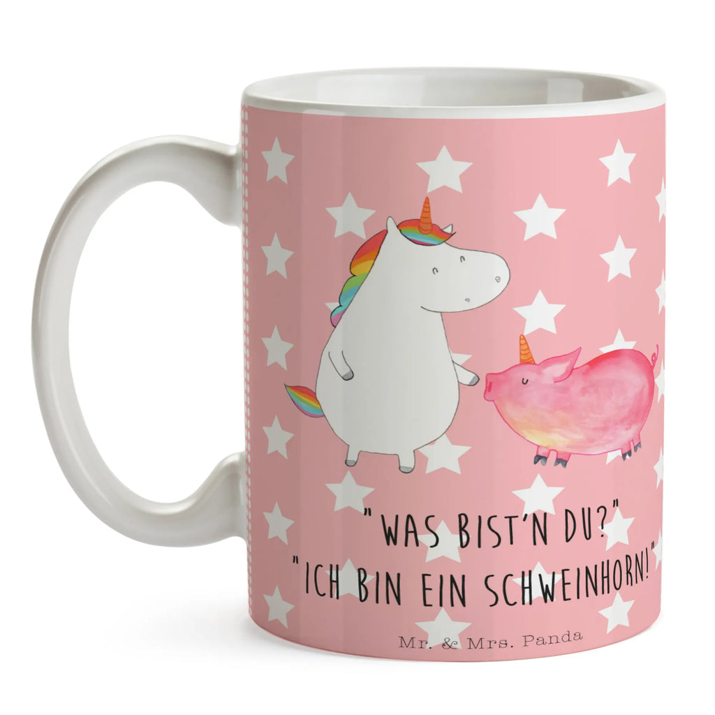 Tasse Einhorn + Schweinhorn Tasse, Tasse mit Motiven, Geschenktasse, Porzellantasse, Kaffeetasse, Bürotasse, Teetasse, Keramiktasse, Tasse mit Zitaten, Einhorn, Einhörner, Einhorn Deko, Unicorn, Schweinchen, Schwein, Schweinhorn, Freundschaft, Freundin