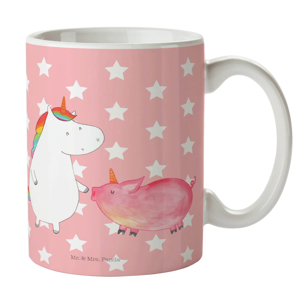 Tasse Einhorn + Schweinhorn Tasse, Tasse mit Motiven, Geschenktasse, Porzellantasse, Kaffeetasse, Bürotasse, Teetasse, Keramiktasse, Tasse mit Zitaten, Einhorn, Einhörner, Einhorn Deko, Unicorn, Schweinchen, Schwein, Schweinhorn, Freundschaft, Freundin