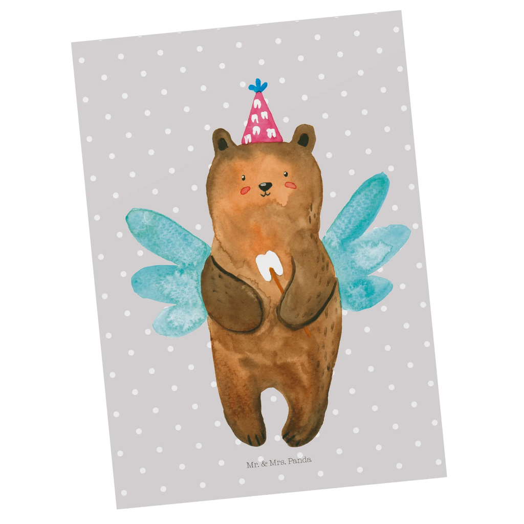 Pocztówka niedźwiedź Wróżka zębów Niedźwiedź, Miś, Pluszowy miś