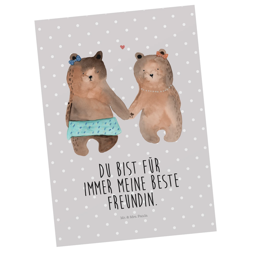 Postcard bear Girlfriend Einladungskarte, Dankeskarte, Geburtstagskarte, Ansichtskarten, Ansichtskarte, Karte, Postkarte, Grußkarte, Einladungskarten Geburtstag, Einladung Geburtstag, Geschenkkarte, Einladung, Bär, Teddy, Teddybär, Bär Freundin Beste Freund Liebe Liebesbeweis Verliebt Kumpel Kumpeliene