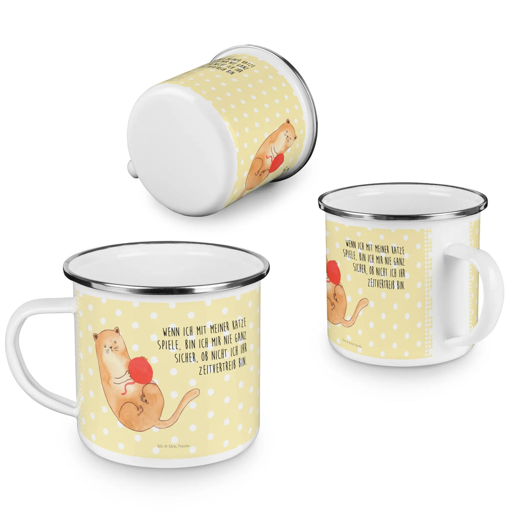 Enamel camping mug Cat Wool Emaille Becher, Trinkbecher, Becher, becher emaille, blechbecher, Pott, wandertasse, Campingtasse, Blechtasse, Reisebecher, Emaille Tasse, wanderbecher, Teebecher, Tasse Emaille, emaillebecher, metallbecher, Campingbecher, Kaffeebecher, Metalltasse, Emailletasse, reisetasse, Tasse, Teetasse, Kaffeetasse, Katzensouvenirs, Katzenliebhaberprodukte, Katzenmotive, Katzenmotiv, Katzenfan, Katzendeko, Katze, Katzenfreund, Katzenliebhaber, Katzenprodukte, Katzenartikel, Katzenaccessoires, Katzenbesitzerin, Verspielt, Wolle, Spiel, Wollknäuel, Spielen, Cat, Haustier, Mietze, Katzenhalter, Cats, Katzen, Kater
