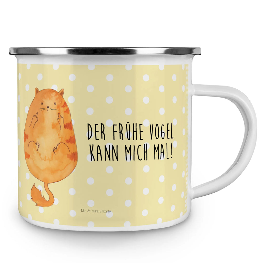Kempingowy kubek emaliowany Kot ranny ptaszek Reisebecher, reisetasse, Trinkbecher, Tasse Emaille, Campingbecher, Campingtasse, Becher, Blechtasse, becher emaille, Emaille Becher, metallbecher, wandertasse, Pott, Teetasse, Kaffeebecher, wanderbecher, blechbecher, Emaille Tasse, Kaffeetasse, Teebecher, Tasse, Metalltasse, Emailletasse, emaillebecher, Katzensouvenirs, Katzenliebhaberprodukte, Katzenmotive, Katzenmotiv, Katzenfan, Katzendeko, Katze, Katzenfreund, Katzenliebhaber, Katzenprodukte, Katzenartikel, Katzenaccessoires, Katzen, Der Frühe Vogel Kann Mich Mal, Kater, Kaffee, Frühaufsteher, Mietze, Morgenmuffel