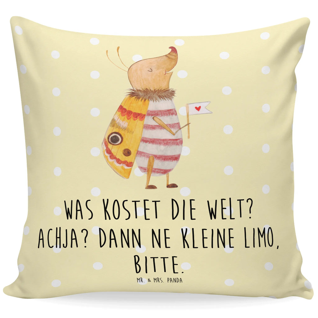Cushion Moth flag soft, sofa, bedroom, Pillow, cushion, couch, pad, pillows, 40 x 40, settee, fluffy, bed, 40x40, pillow case, small animals, cute, funny, cute animal motives, hand drawn, small world, funny sayings, good mood, happy, gifts, gift ideas, special gifts, animal lover, card, Saying funny, Kitchen decoration, How much does the world cost, Beetle, Moth