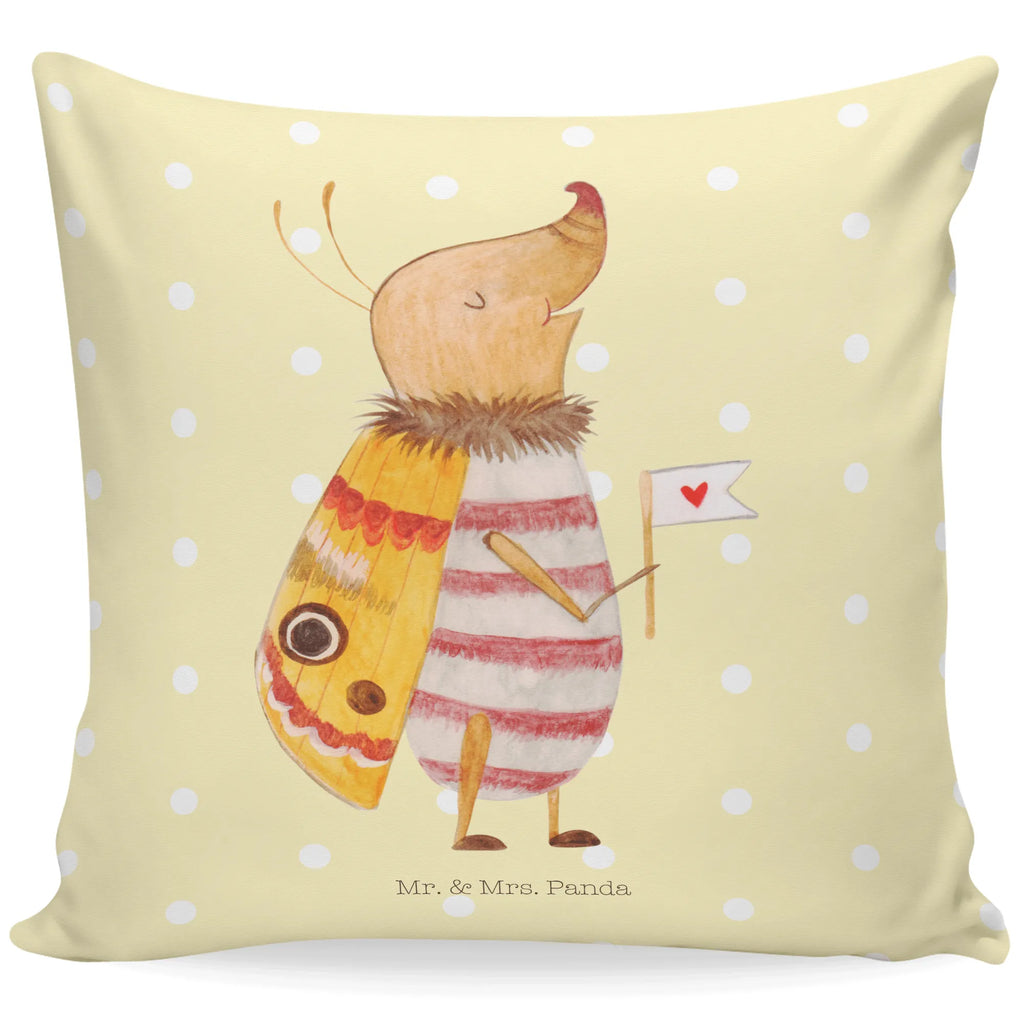 Cushion Moth flag soft, sofa, bedroom, Pillow, cushion, couch, pad, pillows, 40 x 40, settee, fluffy, bed, 40x40, pillow case, small animals, cute, funny, cute animal motives, hand drawn, small world, funny sayings, good mood, happy, gifts, gift ideas, special gifts, animal lover, card, Saying funny, Kitchen decoration, How much does the world cost, Beetle, Moth