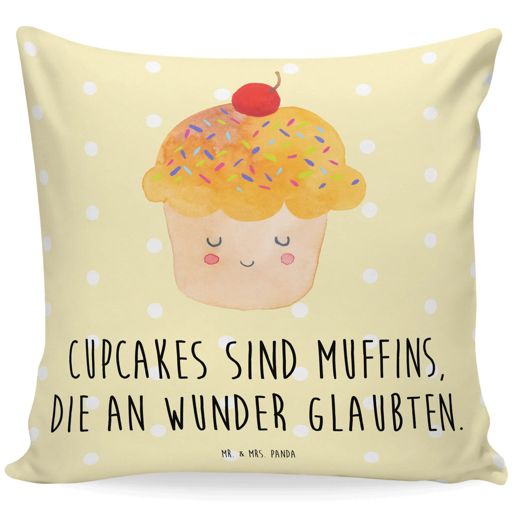 Cushion Cupcake 40x40, couch, settee, sofa, pillows, pillow case, bed, pad, 40 x 40, cushion, Pillow, fluffy, bedroom, soft, small animals, cute, funny, cute animal motives, hand drawn, small world, funny sayings, good mood, happy, gifts, gift ideas, special gifts, animal lover, card, Kitchen Saying, Muffin, Present Cook, Kitchen Decoration, Cupcakes, Motivation Sayings, Baking Present, Wonder