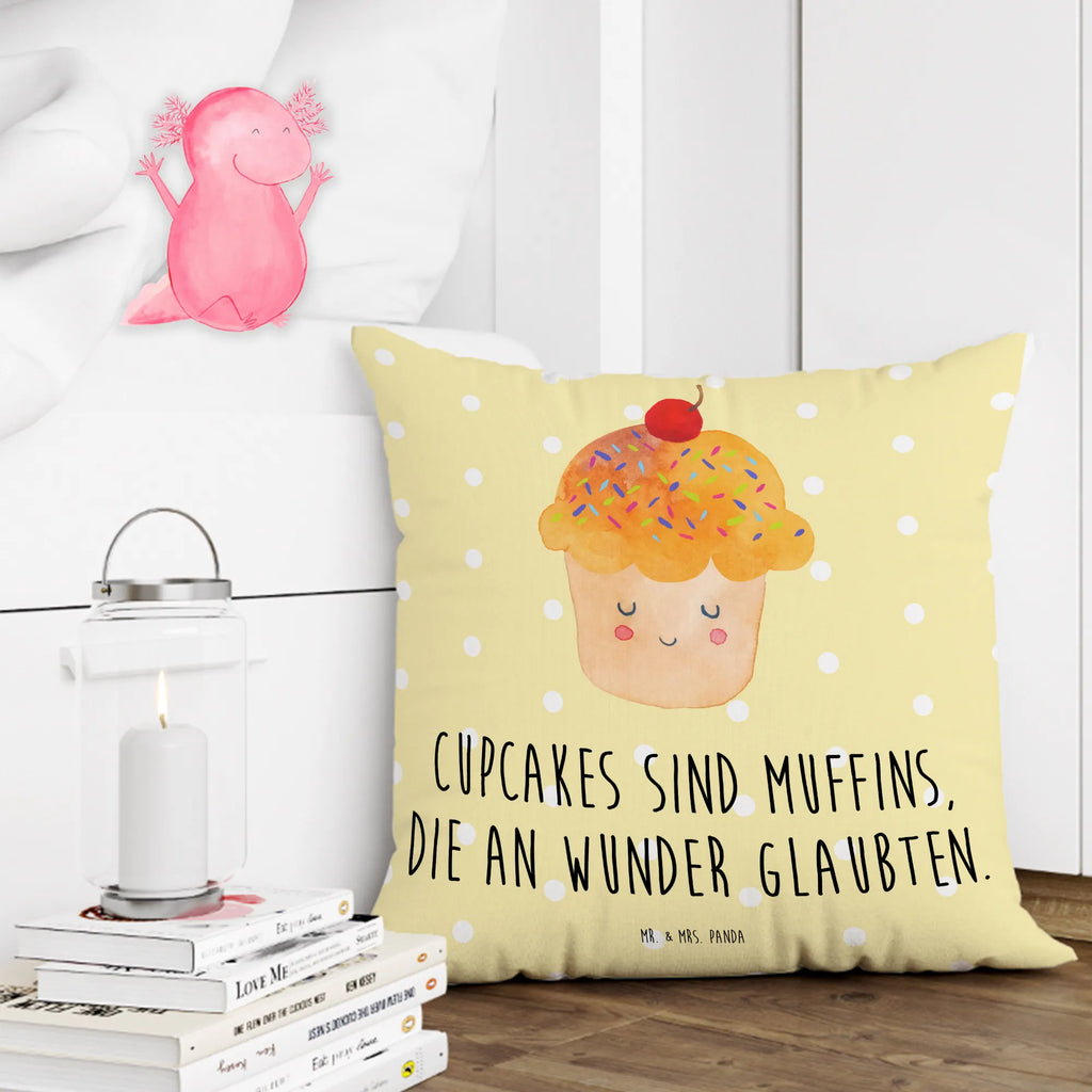 Cushion Cupcake 40x40, couch, settee, sofa, pillows, pillow case, bed, pad, 40 x 40, cushion, Pillow, fluffy, bedroom, soft, small animals, cute, funny, cute animal motives, hand drawn, small world, funny sayings, good mood, happy, gifts, gift ideas, special gifts, animal lover, card, Kitchen Saying, Muffin, Present Cook, Kitchen Decoration, Cupcakes, Motivation Sayings, Baking Present, Wonder