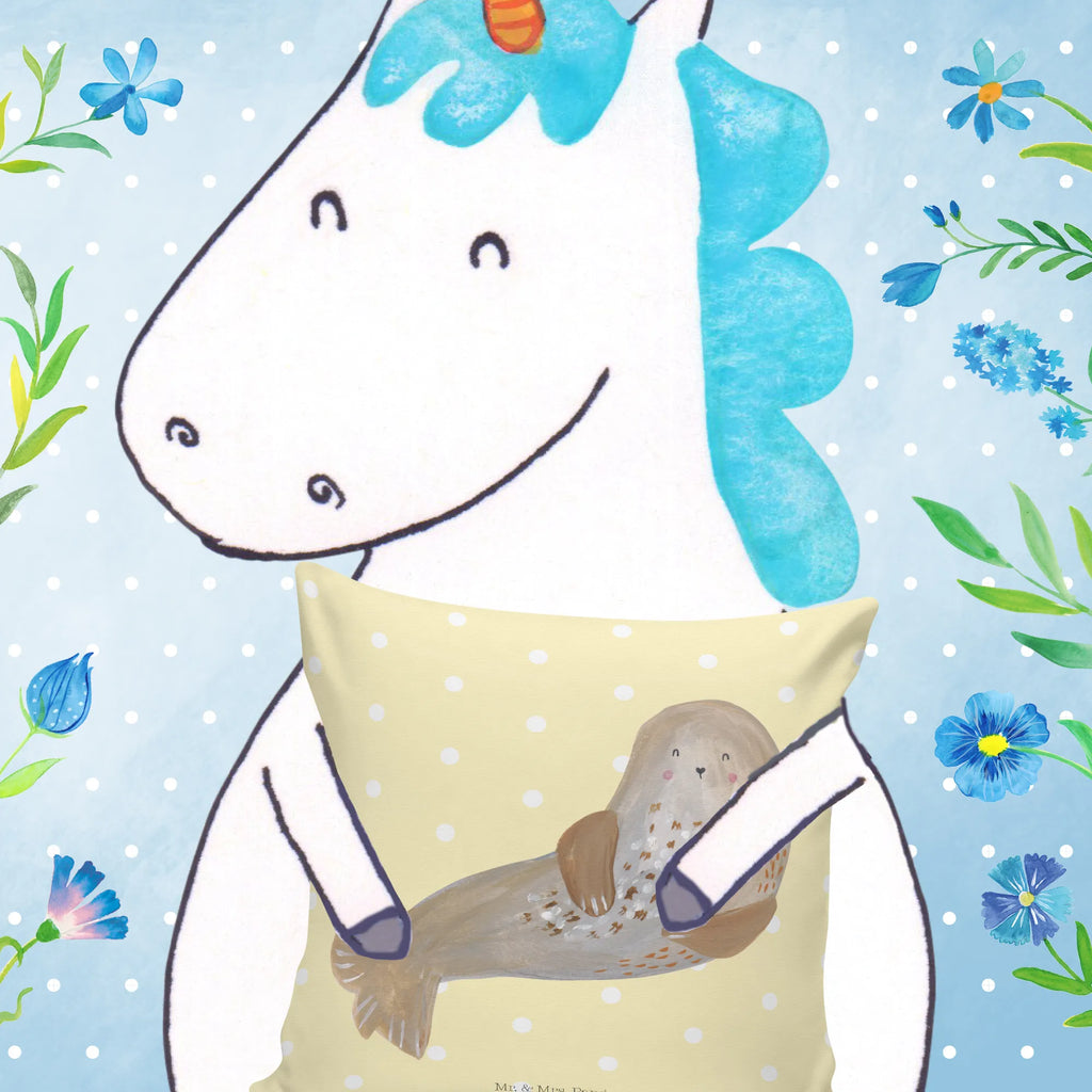 40x40 poduszka foka śmiech Motywy zwierzęce, dobra energia, zabawne powiedzonka, zwierzęta