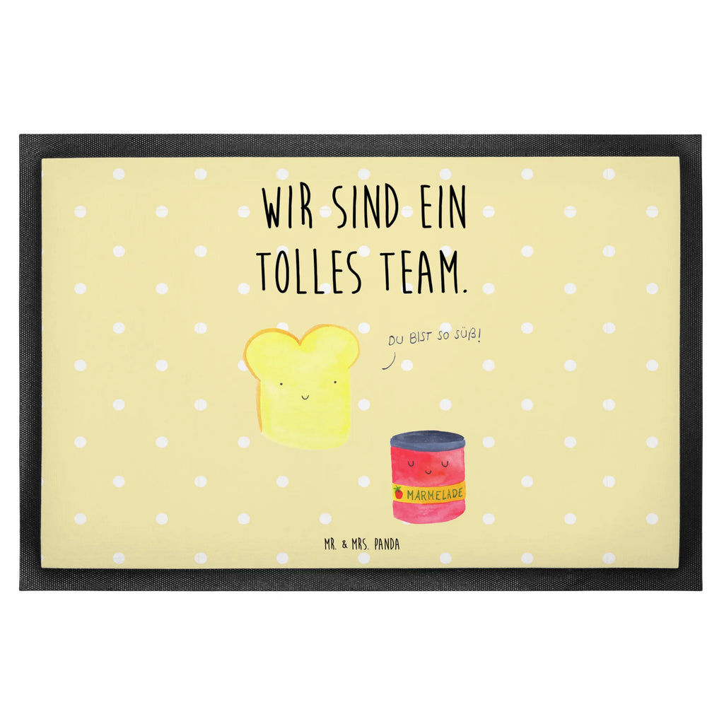 Fußmatte Toast & Marmelade Schmutzfangteppich, Fußabtreter, Schmutzfänger, Gummimatte, Schmutzfangmatte, Türmatte, Fußabstreifer, Matte, Türvorleger, Schmutzfangmatte waschbar, Fußmatte waschbar, Fußmatte outdoor, Fußmatte außen, Eingangsteppich, Fussmatten, Fussmatten online, Haustürmatte, Sauberlaufmatte, Fußmatte innen, Fußabtreter außen, Gummi Matte, Fußabstreifer außen, Schmutzmatte, Motivfußmatte, Vorleger, Fußmatten, Fußmatte außen wetterfest, Tiermotive, Gute Laune, lustige Sprüche, Tiere, Küche Deko, Frühstück Einladung, Toastbrot, Brot, Küche Spruch, Toast, Marmelade, Dreamteam, süße Postkarte, süß