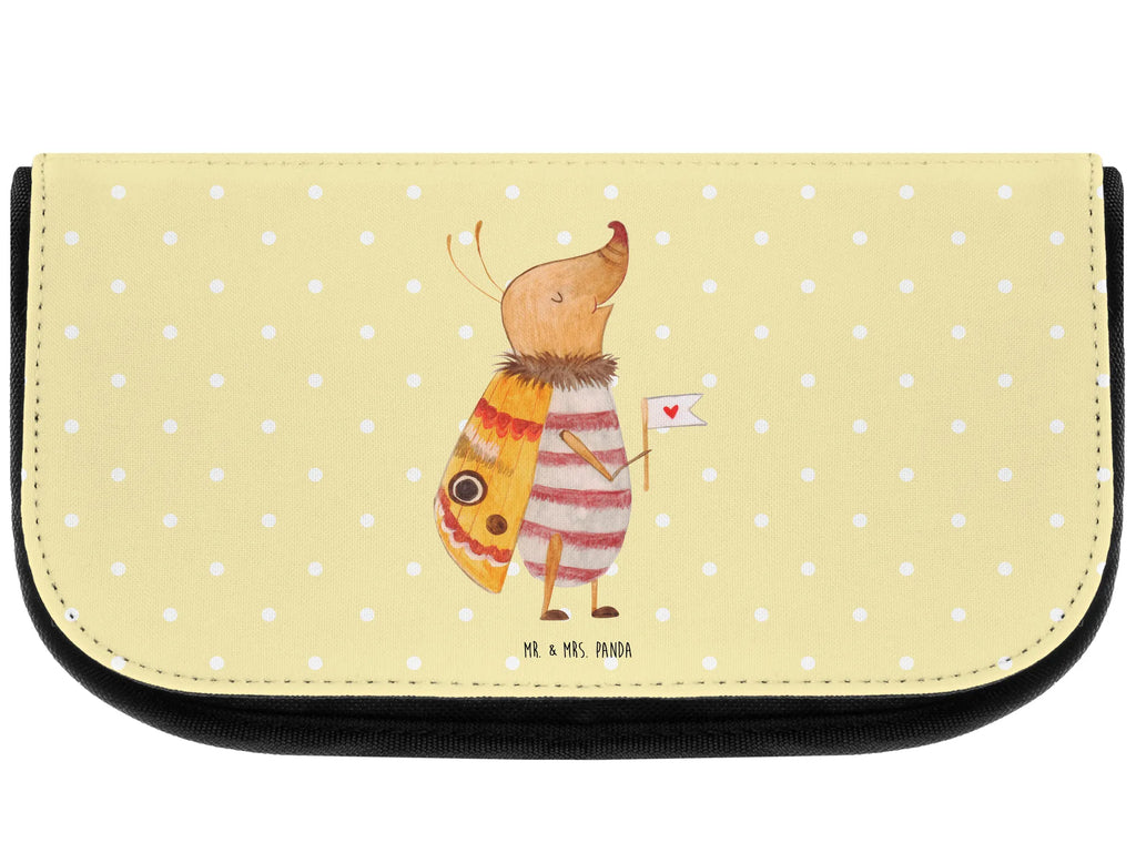 Cosmetics bag Moth flag Toilet bag, Bag, Cosmetic bag, Cosmetics, Make-up bag, Sludge bag, Mudflap case, Wallet, small animals, cute, funny, cute animal motives, hand drawn, small world, funny sayings, good mood, happy, gifts, gift ideas, special gifts, animal lover, card, Saying funny, How much does the world cost, Moth, Kitchen decoration, Beetle