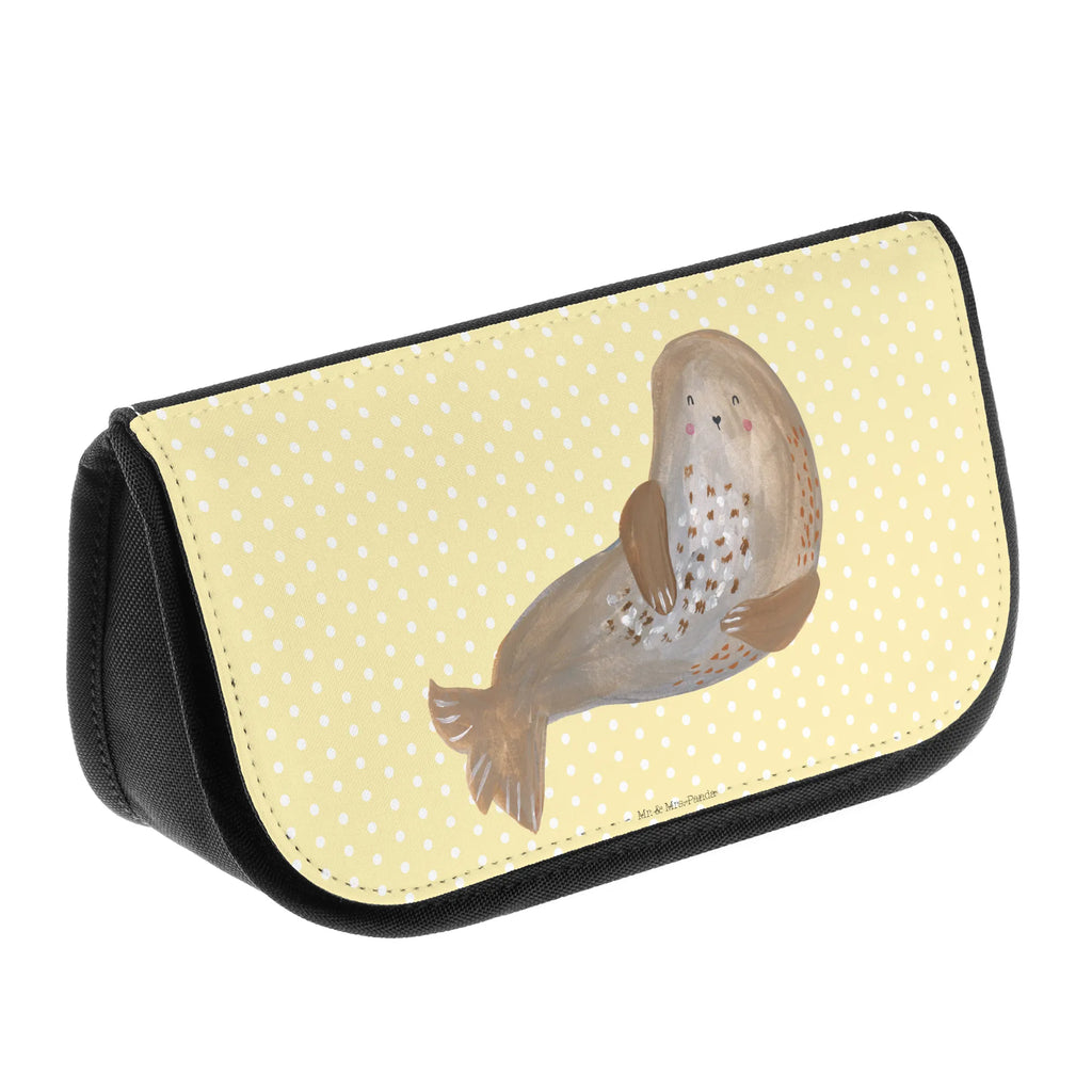 Kosmetiktasche Robbe Lachen Schminktasche, kleines Täschchen, Beautybag, Schminkbeutel, reise kosmetiktasche, Waschtasche, Beauty Bag, Reisenecessaires, Organizer Tasche, kosmetiktäschchen, beauty case, Waschbeutel, Toilettentasche, toilettenbeutel, utensilientasche, Kulturtasche, kosmetik beutel, Make-Up Bag, Necessaire, Schminktäschchen, reiseschminktasche, kulturtäschchen, Kosmetiktasche, bad tasche, hygiene tasche, Kulturbeutel, beauty tasche, zubehörtasche, Lustige Sprüche, Tiere, Tiermotive, Gute Laune, Robben, Meerestier, Robbe, Ostsee, Nordsee, Seehund, Strand