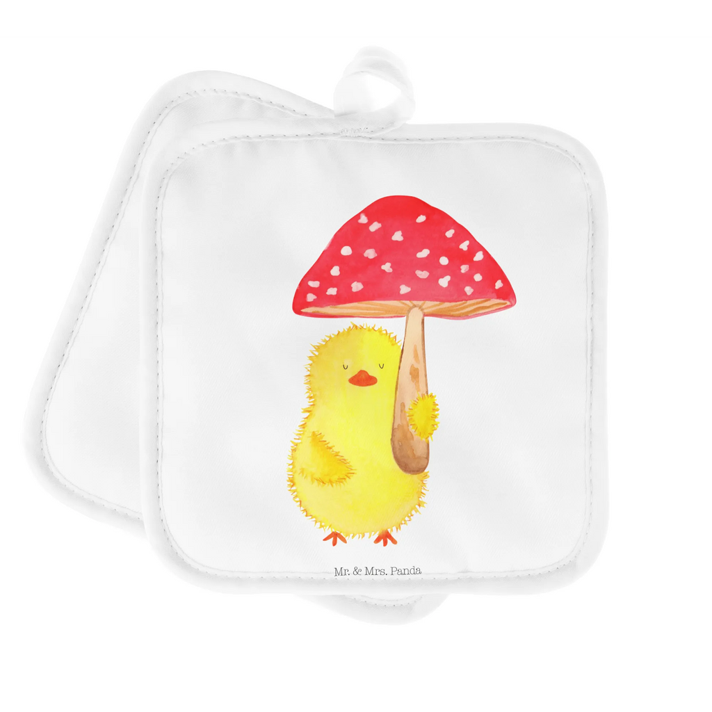 2-elementowy zestaw podkładek pod garnki pisklę muchomor czerwony Topflappen, Topfhandschuhe, Topflappen Set, Topflappen 2er Set, 2er Set Topflappen, topfhalter, Topfuntersetzer, Topflappenset, Ostern, Osterdeko, Osterhase, Osternest, Ostergeschenke, Geschenke zu Ostern, Ostern Geschenk, Ostergeschenke Kinder, Ostern Kinder, Ostergrüße, Glückspilz, Frohe Ostern, Fliegenpilz, Küken
