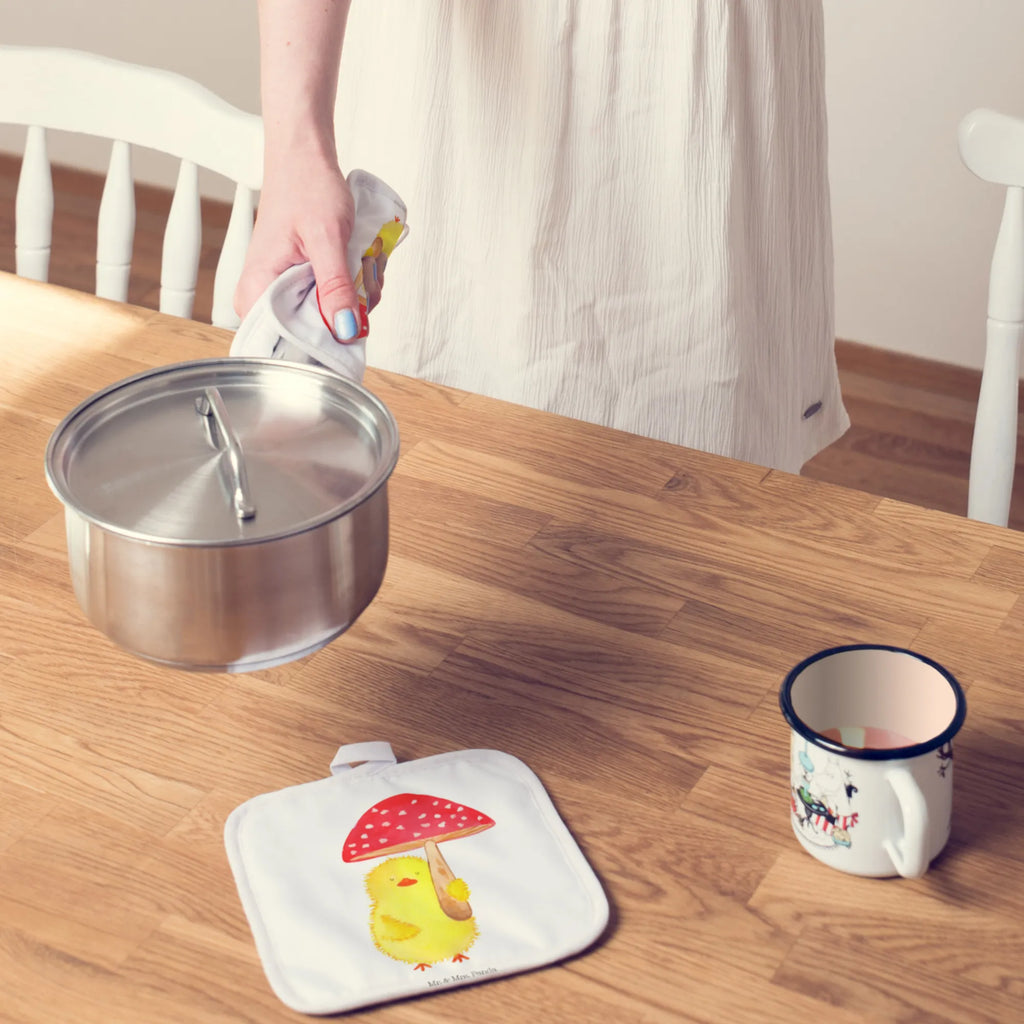 2-elementowy zestaw podkładek pod garnki pisklę muchomor czerwony Topflappen, Topfhandschuhe, Topflappen Set, Topflappen 2er Set, 2er Set Topflappen, topfhalter, Topfuntersetzer, Topflappenset, Ostern, Osterdeko, Osterhase, Osternest, Ostergeschenke, Geschenke zu Ostern, Ostern Geschenk, Ostergeschenke Kinder, Ostern Kinder, Ostergrüße, Glückspilz, Frohe Ostern, Fliegenpilz, Küken