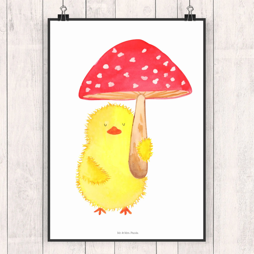 Poster Küken Fliegenpilz Kinderposter, Kunstdruck, Wandposter, Bild, Handgemaltes Poster, Posterdruck, Raumdekoration, Küchenposter, Designposter, Poster, Wanddeko, Wanddeko Bild, Wanddekoration, Mr. & Mrs. Panda Poster, Ostern, Osterhase, Ostergeschenke, Osternest, Osterdeko, Geschenke zu Ostern, Ostern Geschenk, Ostergeschenke Kinder, Ostern Kinder, Glückspilz, Küken, Fliegenpilz, Frohe Ostern, Ostergrüße