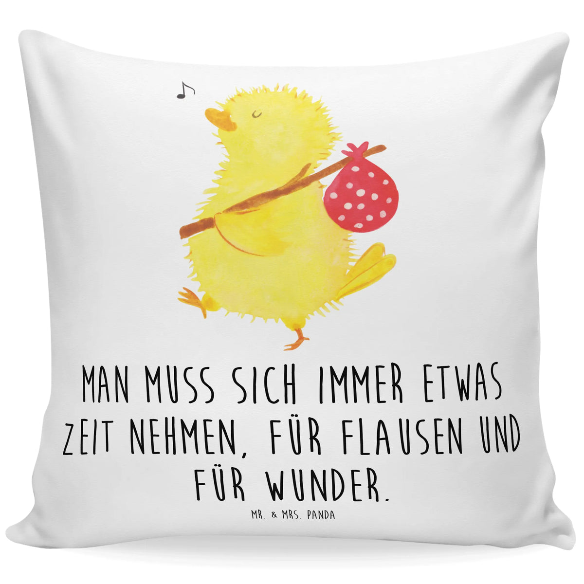 Cushion chick wander bedroom, pillows, sofa, Pillow, cushion, pillow case, soft, fluffy, 40 x 40, couch, bed, settee, pad, 40x40, Easter, Easter bunny, time management, nonsense, happy Easter, joy, egg, globetrotters, Easter egg, chick, travelling, Easter eggs, spring fever, time, Easter greetings, backpacker, miracles, greetings, love