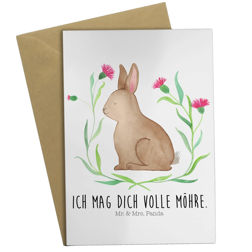 Greetings card Hare Sit wedding card, greeting card, birthday card, invitation card, folding card, Easter, Easter bunny, Easter flower, Rabbit, Hare, Happy Easter, Love, Easter greetings, Greetings