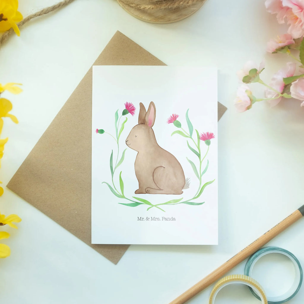 Greetings card Hare Sit wedding card, greeting card, birthday card, invitation card, folding card, Easter, Easter bunny, Easter flower, Rabbit, Hare, Happy Easter, Love, Easter greetings, Greetings