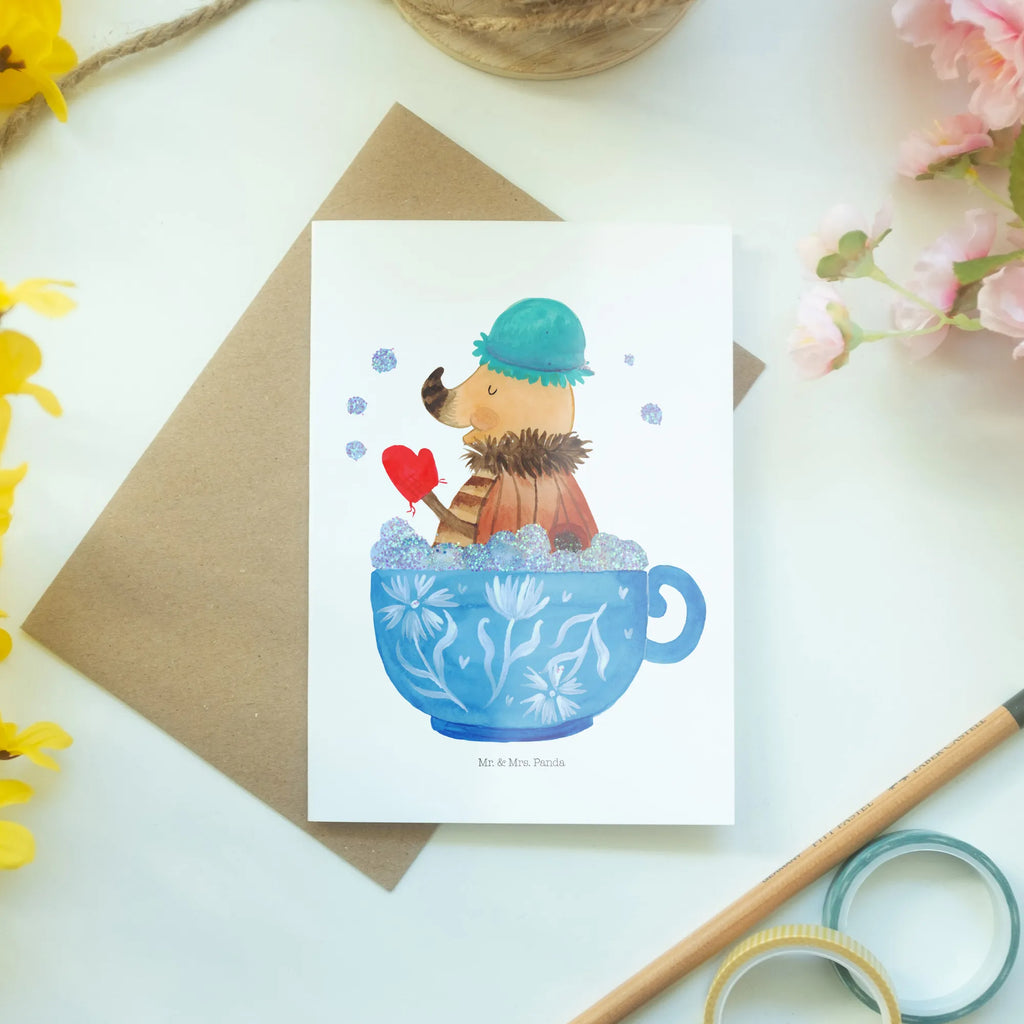 Greetings card Moth foam bath folding card, birthday card, wedding card, greeting card, invitation card, small animals, cute, funny, cute animal motives, hand drawn, small world, funny sayings, good mood, happy, gifts, gift ideas, special gifts, animal lover, card, time management, Moth, goals, bath, dreaming, bubble bath, WC, dreamy, cup, bathroom, bathroom decoration, bathing