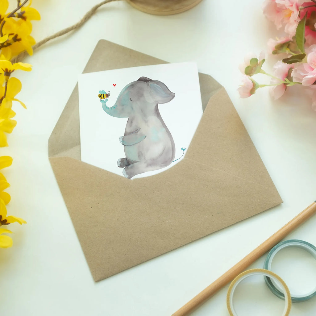 Greetings card elephant bee babykarte, dankeskarten, Glückwunschkarte, neujahrskarte, vatertagskarte, valentinstagskarte, Motivkarte, osterkarten, genesungskarte, osterkarte, Grußkarten, firmungskarte, hochzeitskarten, kommunionskarte, Klappkarte, weihnachtskarten, einladungskarten, spruchkarte, Grußkarte, abiturkarte, Beileidskarte, glückwunschkarten, jubiläumskarte, Lustige Sprüche, Tiere, Tiermotive, Gute Laune, Jahrestag, Heiratsantrag, Liebesspruch, Liebesgeschenk, Liebe, Liebesbeweis, Elefant, Hochzeitsgeschenk, Biene