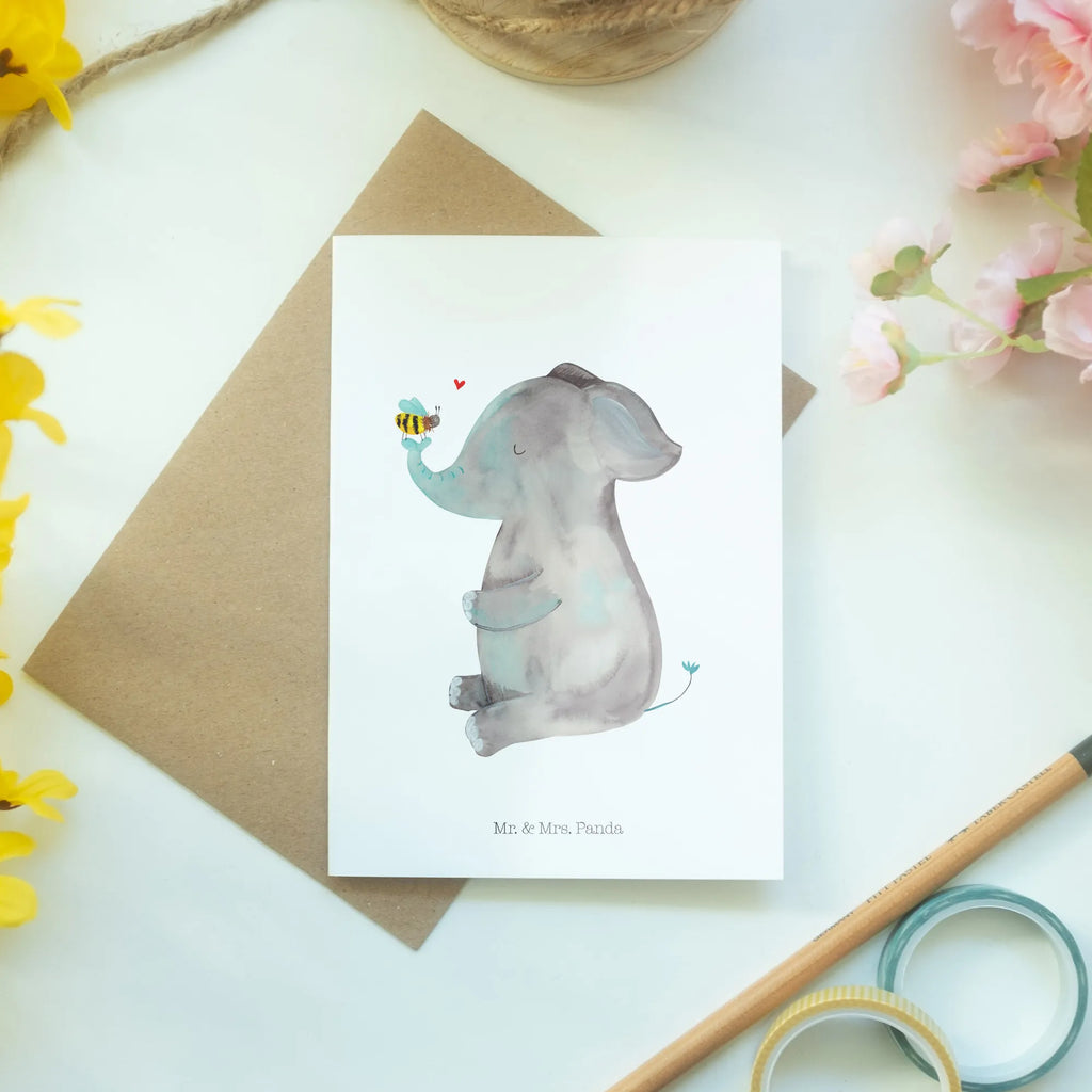 Greetings card elephant bee babykarte, dankeskarten, Glückwunschkarte, neujahrskarte, vatertagskarte, valentinstagskarte, Motivkarte, osterkarten, genesungskarte, osterkarte, Grußkarten, firmungskarte, hochzeitskarten, kommunionskarte, Klappkarte, weihnachtskarten, einladungskarten, spruchkarte, Grußkarte, abiturkarte, Beileidskarte, glückwunschkarten, jubiläumskarte, Lustige Sprüche, Tiere, Tiermotive, Gute Laune, Jahrestag, Heiratsantrag, Liebesspruch, Liebesgeschenk, Liebe, Liebesbeweis, Elefant, Hochzeitsgeschenk, Biene