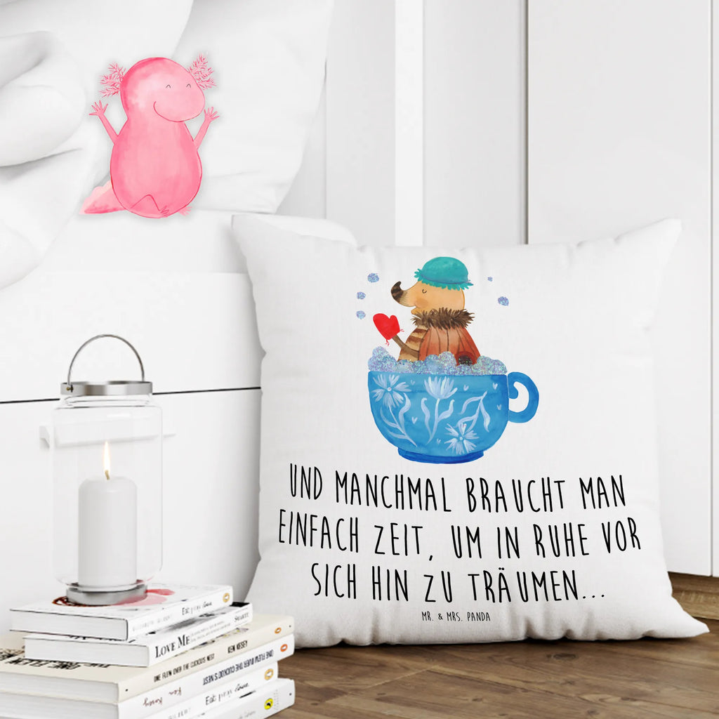 Cushion Moth foam bath soft, 40 x 40, sofa, bed, pillows, cushion, fluffy, pad, Pillow, 40x40, couch, pillow case, settee, bedroom, small animals, cute, funny, cute animal motives, hand drawn, small world, funny sayings, good mood, happy, gifts, gift ideas, special gifts, animal lover, card, bathroom, cup, dreaming, bathroom decoration, bath, bathing, Moth, WC, goals, bubble bath, time management, dreamy