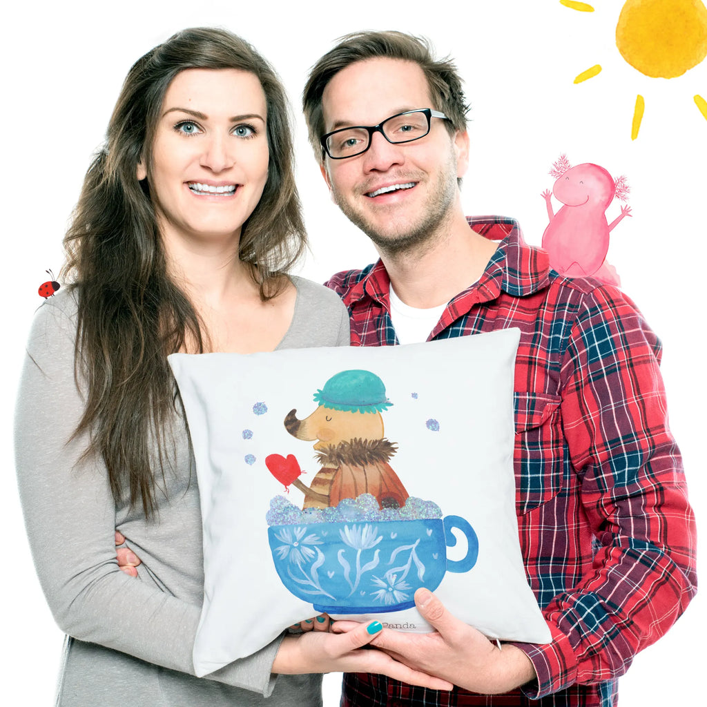 Cushion Moth foam bath soft, 40 x 40, sofa, bed, pillows, cushion, fluffy, pad, Pillow, 40x40, couch, pillow case, settee, bedroom, small animals, cute, funny, cute animal motives, hand drawn, small world, funny sayings, good mood, happy, gifts, gift ideas, special gifts, animal lover, card, bathroom, cup, dreaming, bathroom decoration, bath, bathing, Moth, WC, goals, bubble bath, time management, dreamy