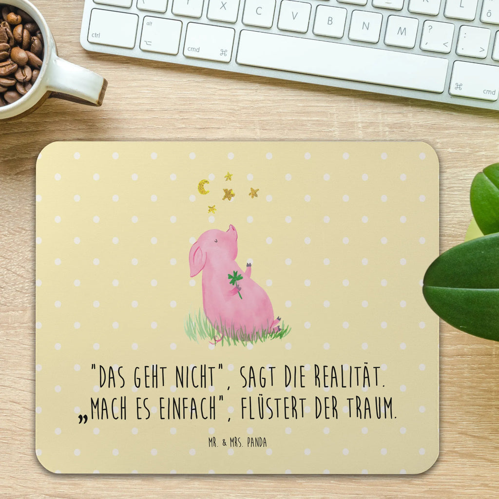 Mouse mat Pig Luck Mauspad Büro, Mausunterlage, Designer Mauspad, Computer zubehör, Mauspad, Büroausstattung, Arbeitszimmer, PC Zubehör, Einzigartiges Mauspad, Mousepad, Tiermotive, Gute Laune, lustige Sprüche, Tiere, Sernchen, Motivation, Glücksbringer, Schwein, Träume, Sterne, Schweinchen, Ziele, Glücksschwein. Glück