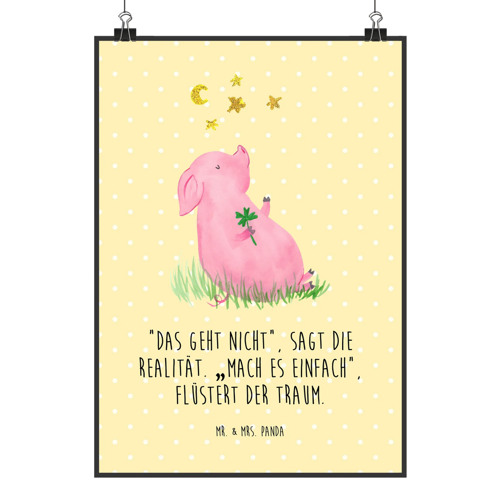 Poster Schwein Glück Deko Bild, Kunstdruck, Wandschmuck, typografie poster, Deko Poster, Bild, wanddeko, wandkunst, Designposter, Wanddeko Bild, Posterdruck, grafikposter, wanddruck, Poster, Design Poster, Mr. & Mrs. Panda Poster, Wandposter, kunstdruck poster, Plakat, drucke, kunstposter, Panda Poster, Wandbild, Wanddekoration, Lustige Sprüche, Tiermotive, Tiere, Gute Laune, Sterne, Schwein, Motivation, Glücksschwein. Glück, Glücksbringer, Schweinchen, Ziele, Sernchen, Träume